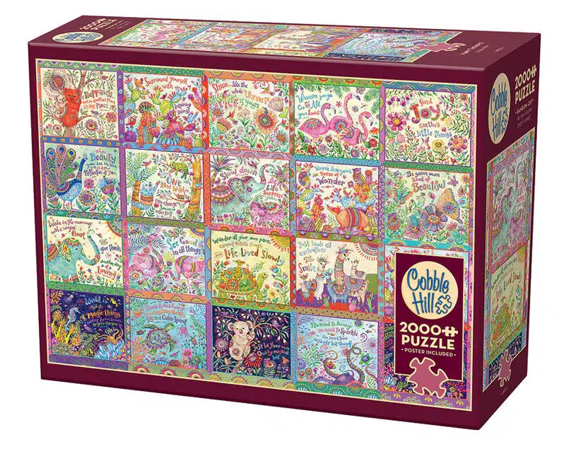 2000pc Happy Thoughts Cobble Hill Puzzle image 0